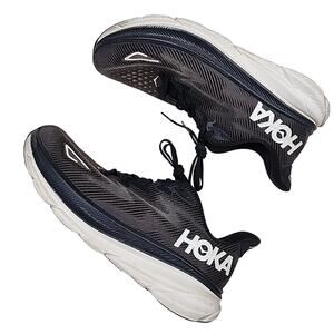 Hoka One One Clifton 9 Men's Black/White Running Shoes 1127895-BWHT – Size 13 D
